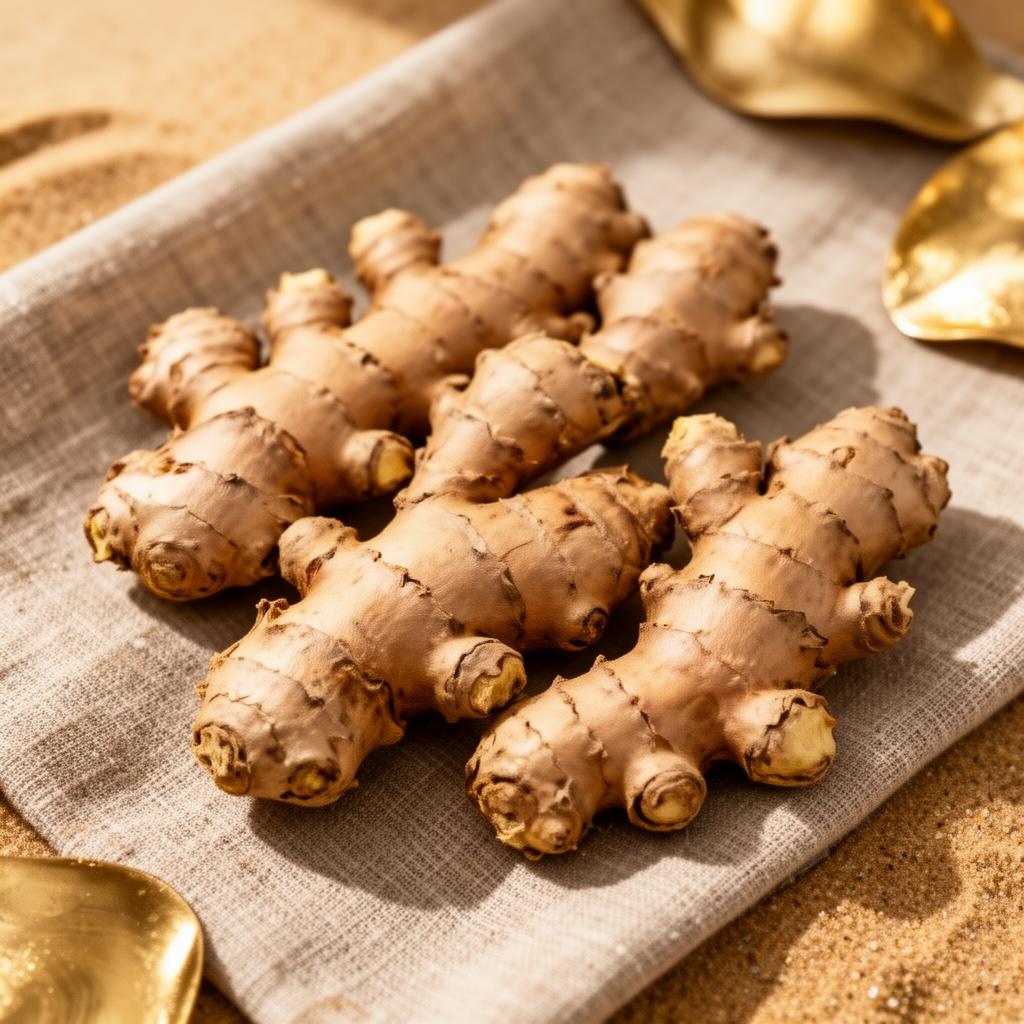 Premium Nigerian dried ginger rhizomes, export grade